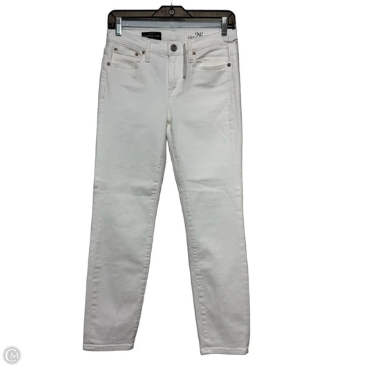 Jeans Skinny By J. Crew In White Denim, Size: 0