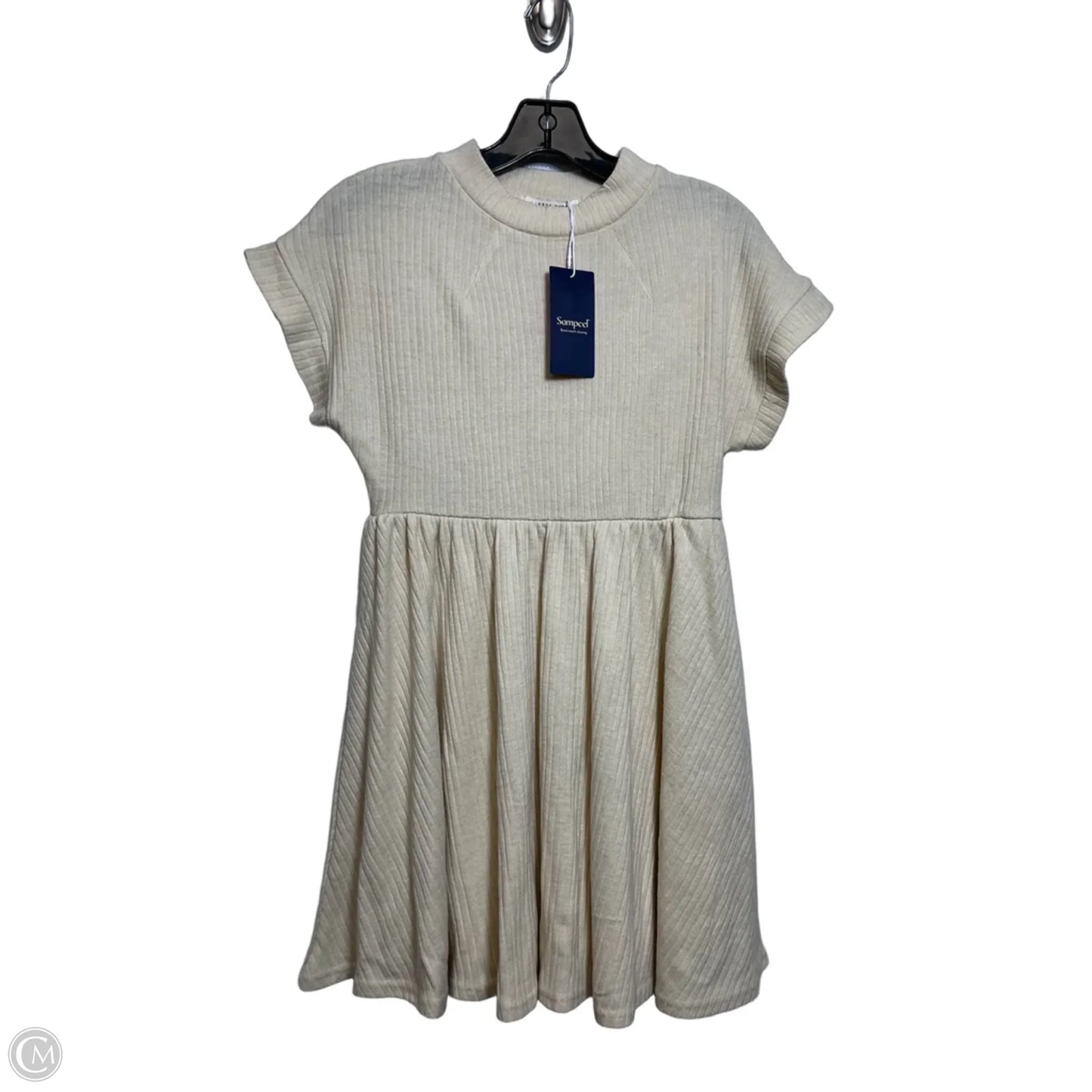 Dress Casual Short By Clothes Mentor In Tan, Size: M