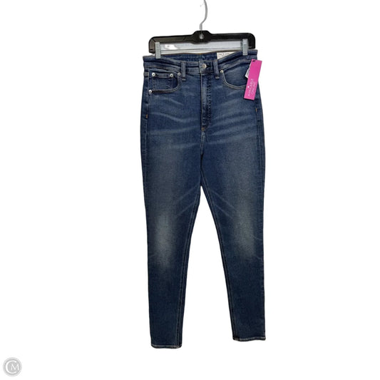 Jeans Skinny By Rag And Bone In Blue Denim, Size: 10