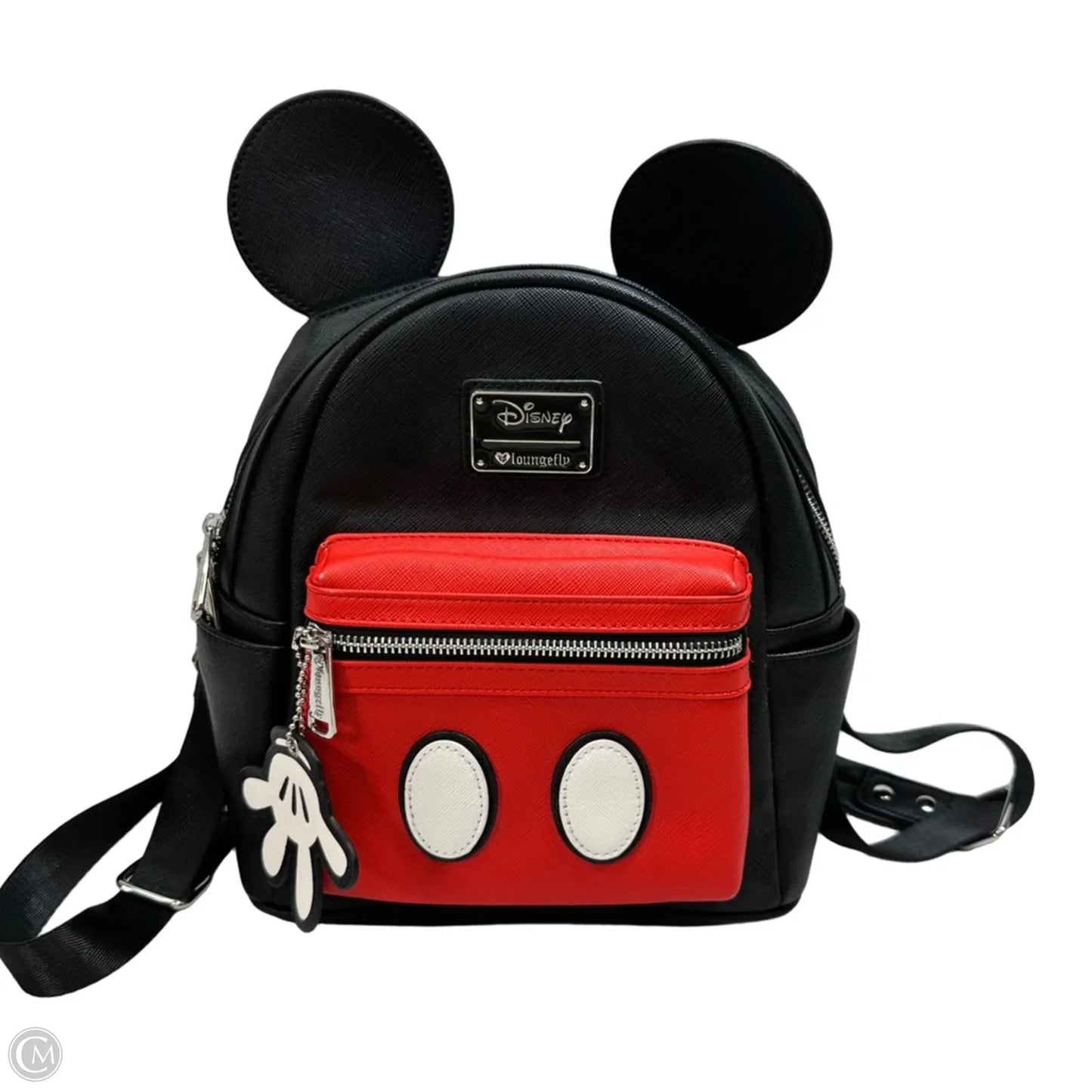 Mickey Mouse Backpack By Loungefly, Size: Small