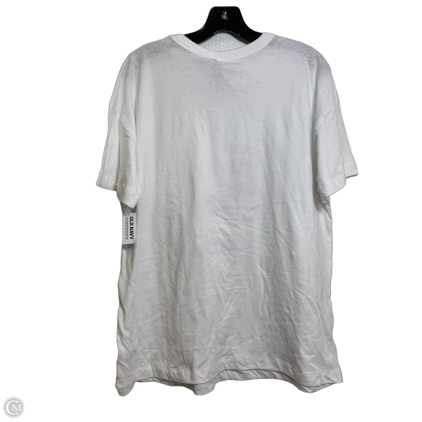 Top Short Sleeve Basic By Old Navy In White