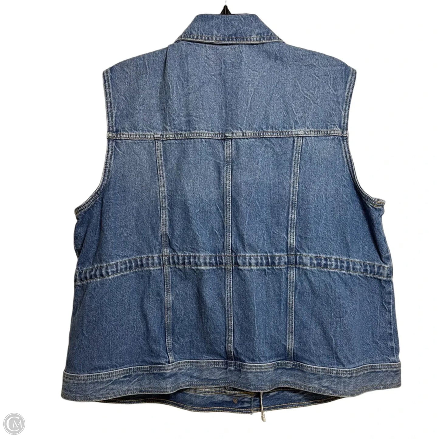 Vest Other By Lane Bryant In Blue Denim, Size: 18