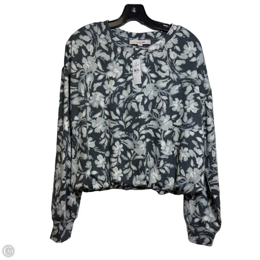 Top Long Sleeve By Loft In Grey, Size: S