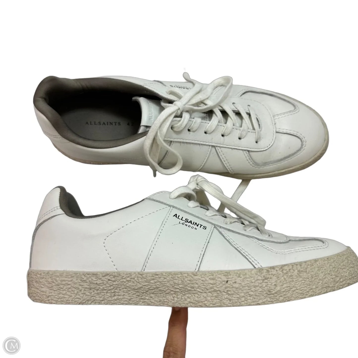 Shoes Designer By All Saints In White, Size: 42
