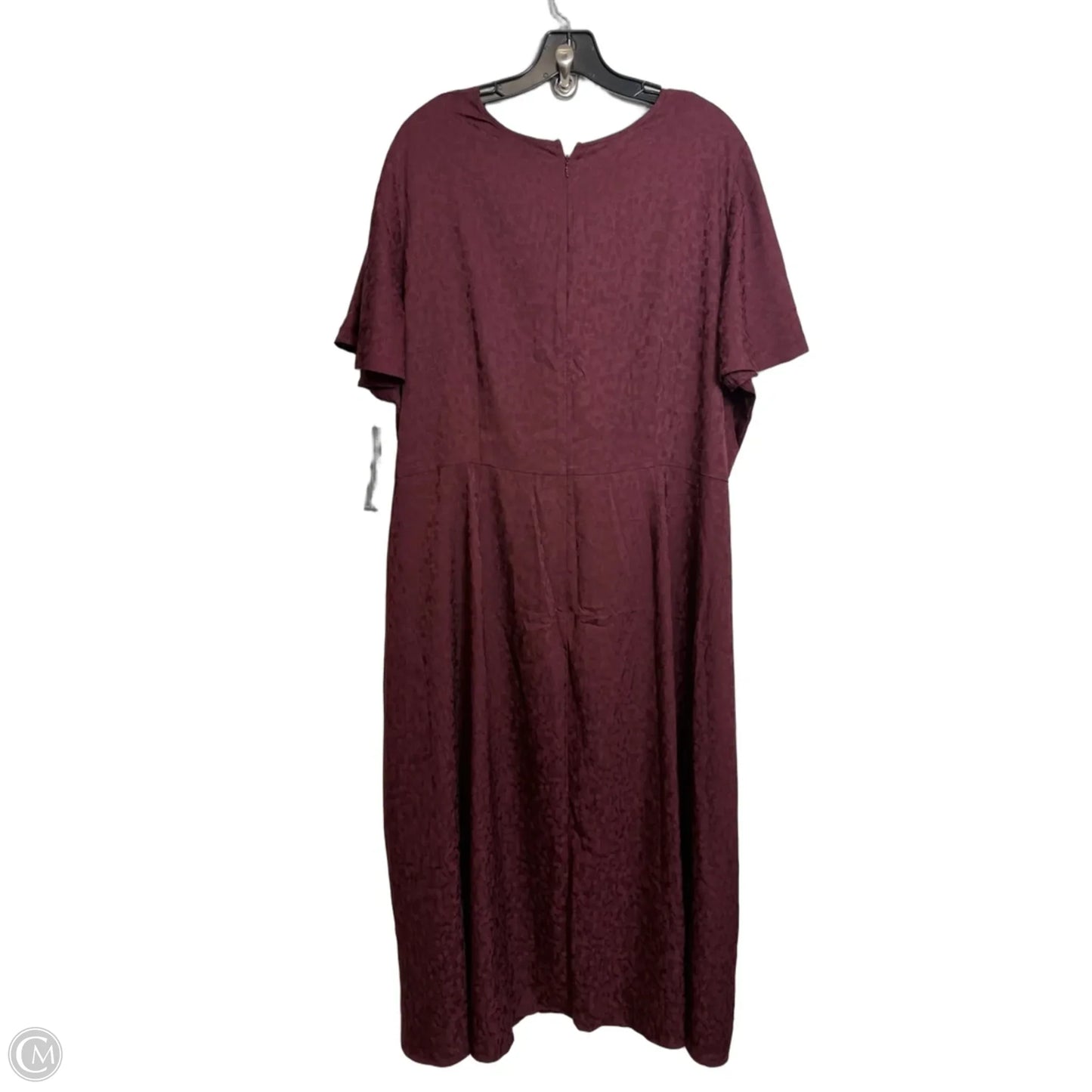 Dress Party Midi By Lane Bryant In Maroon, Size: 22