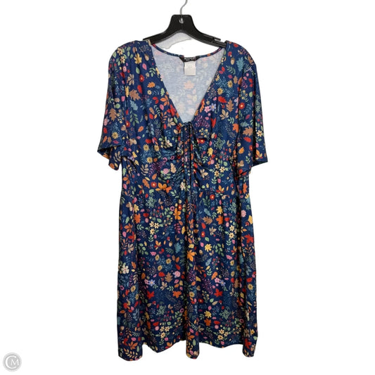 Dress Casual Short By Bloomchic In Floral Print, Size: 22