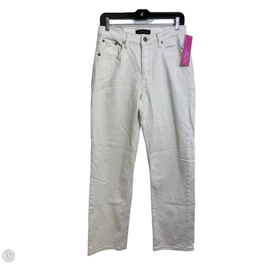 Jeans Boyfriend By Aeropostale In White, Size: 4