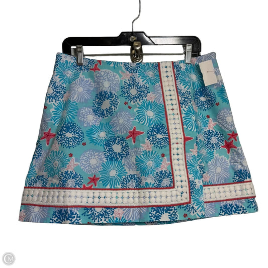Skort Designer By Lilly Pulitzer In Blue, Size: 8