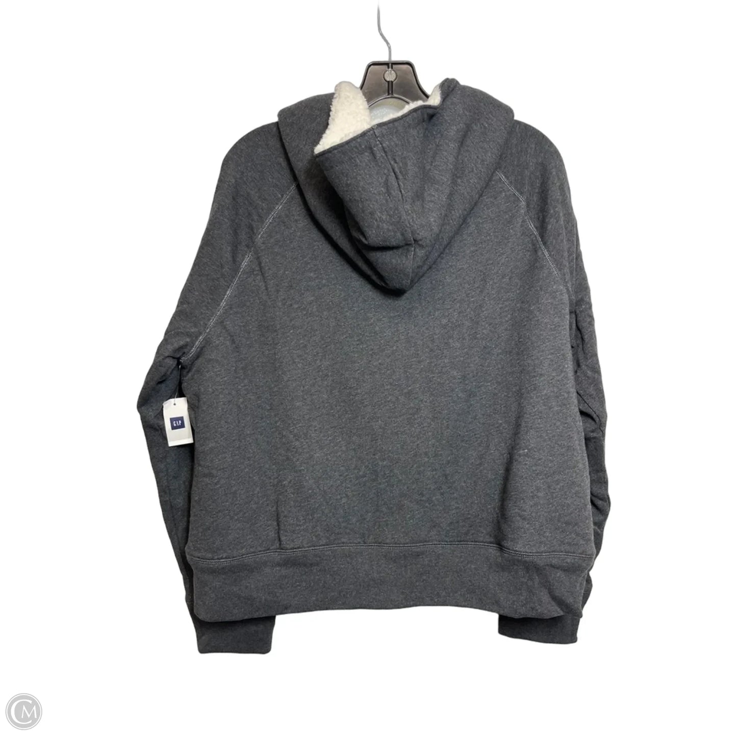 Athletic Jacket By Gap In Grey, Size: Xl
