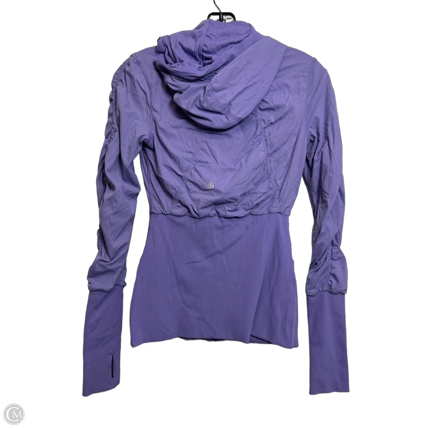 Athletic Jacket By Lululemon In Purple, Size: S