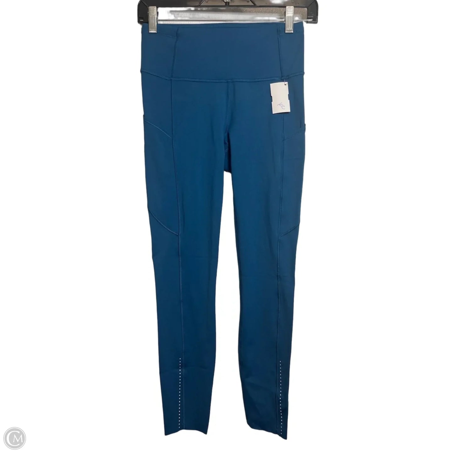 Athletic Leggings By Lululemon In Aqua, Size: 6