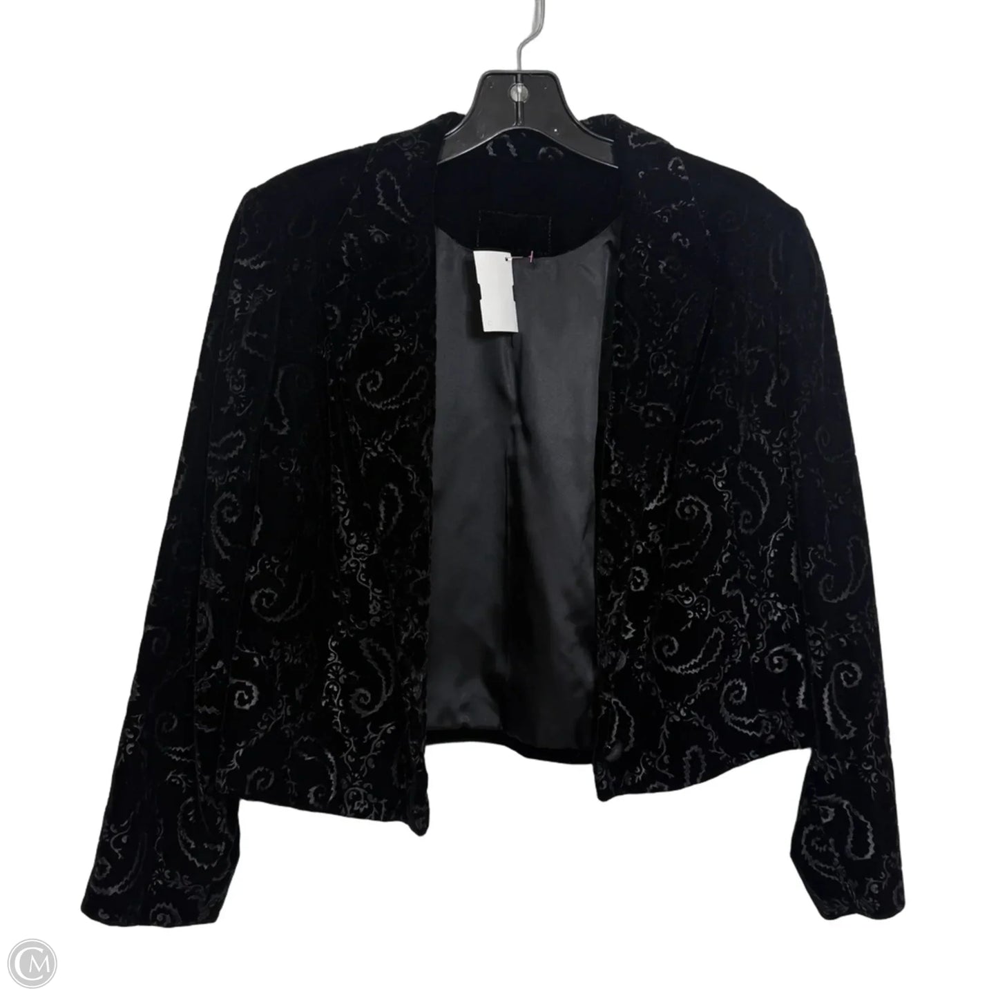 Blazer By Clothes Mentor In Black, Size: S