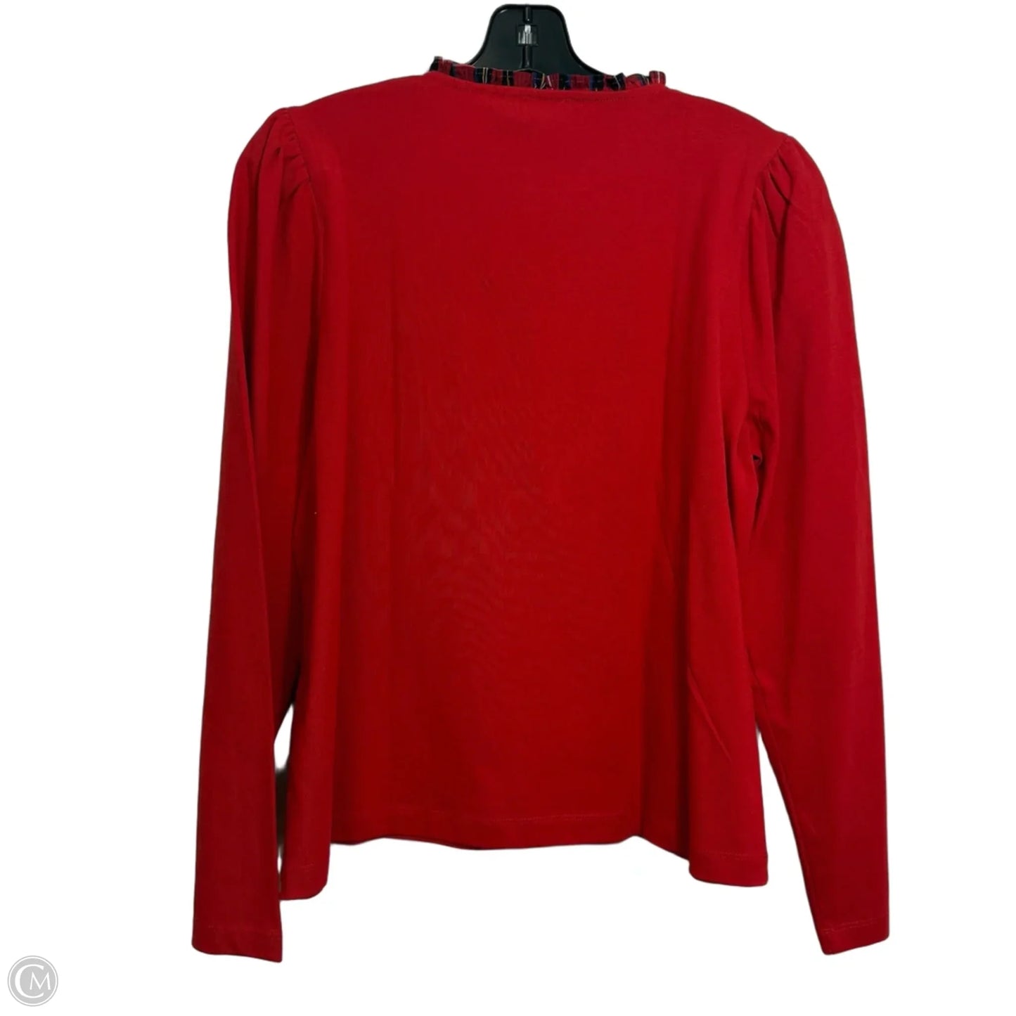 Top Long Sleeve By J. Crew In Red, Size: L