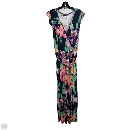 Jumpsuit Casual By Lane Bryant In Floral Print, Size: Xl