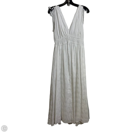 Dress Casual Maxi By Madewell In White, Size: L
