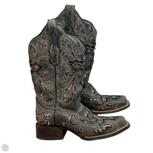 Boots Western By CORRAL In Grey, Size: 7