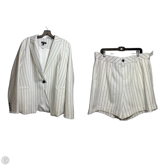 Shorts Set By Torrid In Striped Pattern, Size: 16