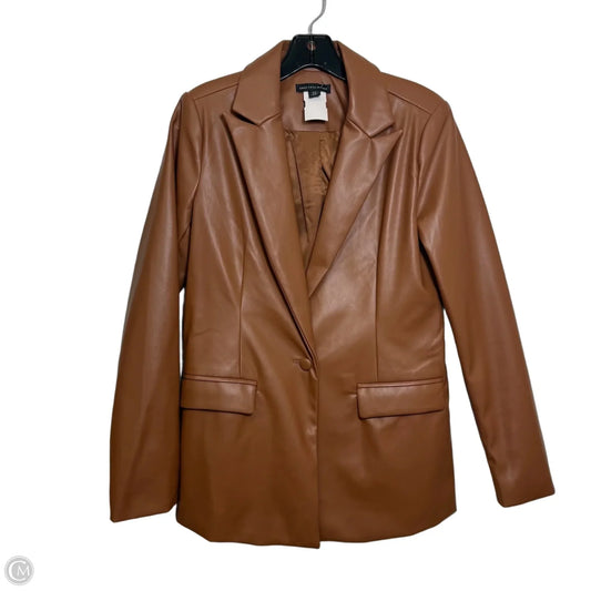 Blazer By Saks Fifth Avenue In Tan, Size: S