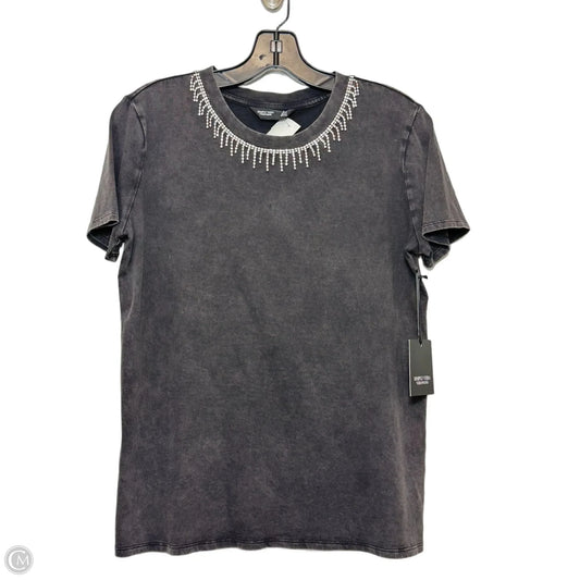 Top Short Sleeve By Simply Vera In Black, Size: Xs