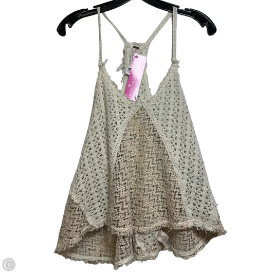 Top Sleeveless By Free People In Cream, Size: S