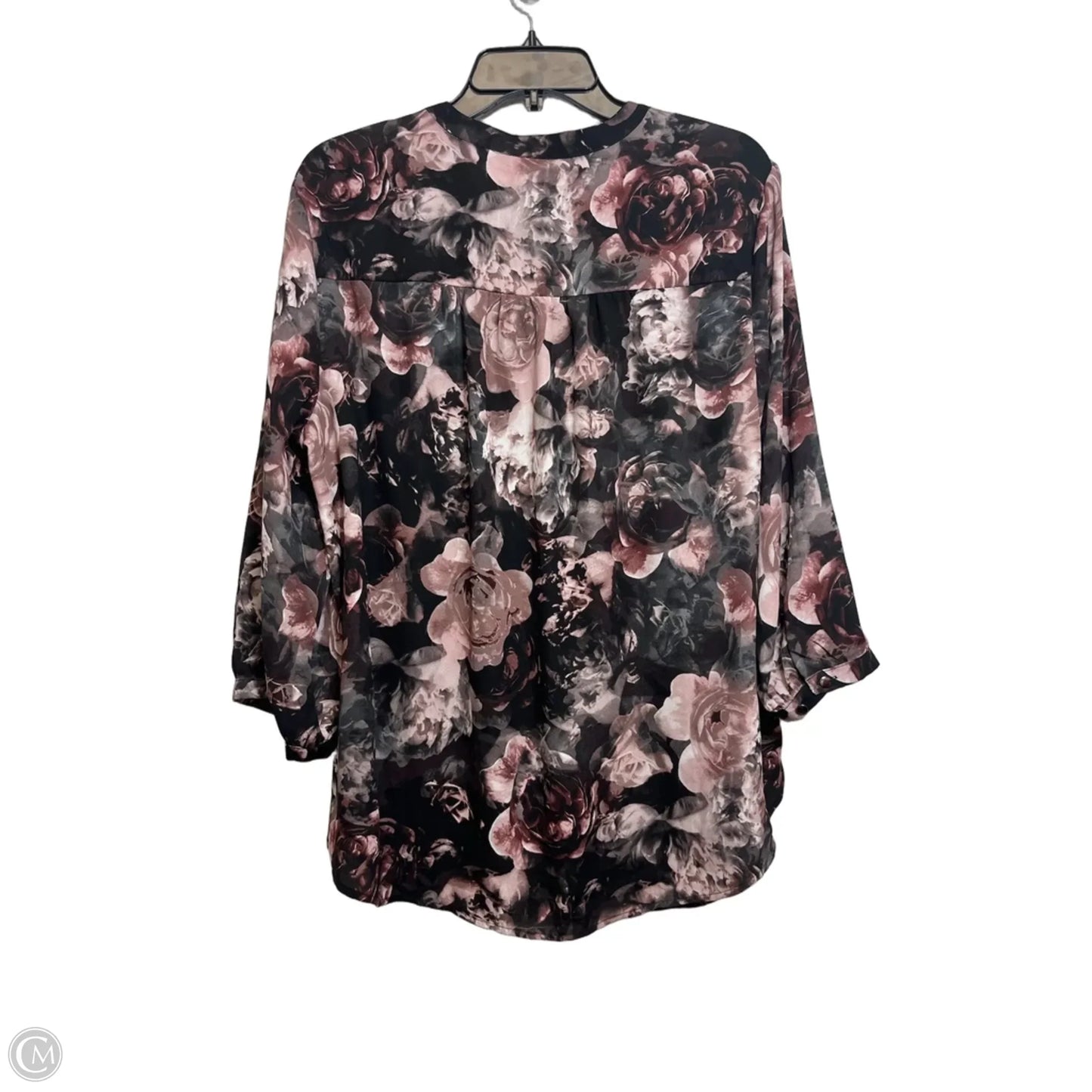 Top Long Sleeve By Torrid In Floral Print, Size: 2x