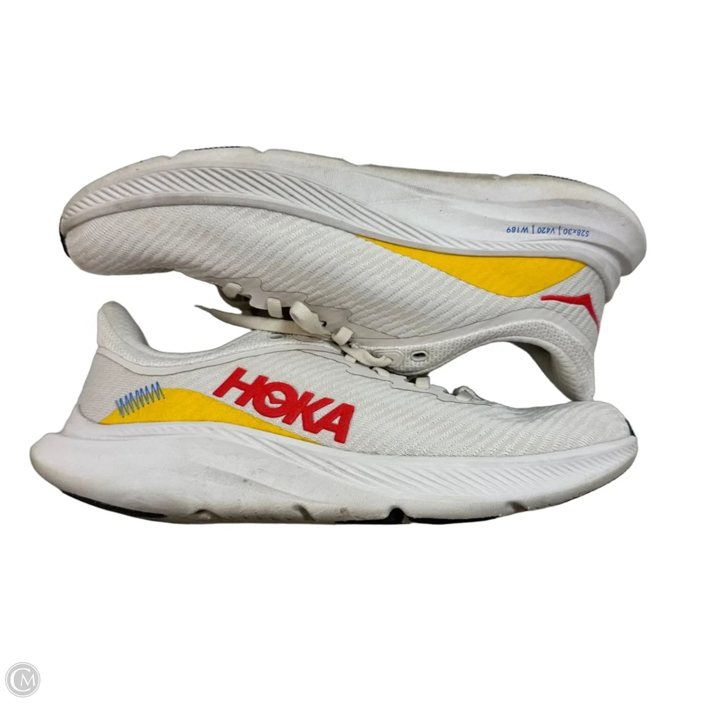 Shoes Athletic By Hoka In White, Size: 7.5