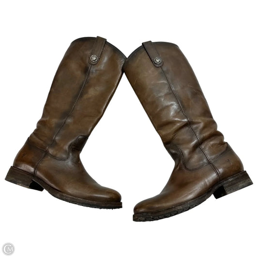 Boots Designer By Frye In Brown, Size: 6