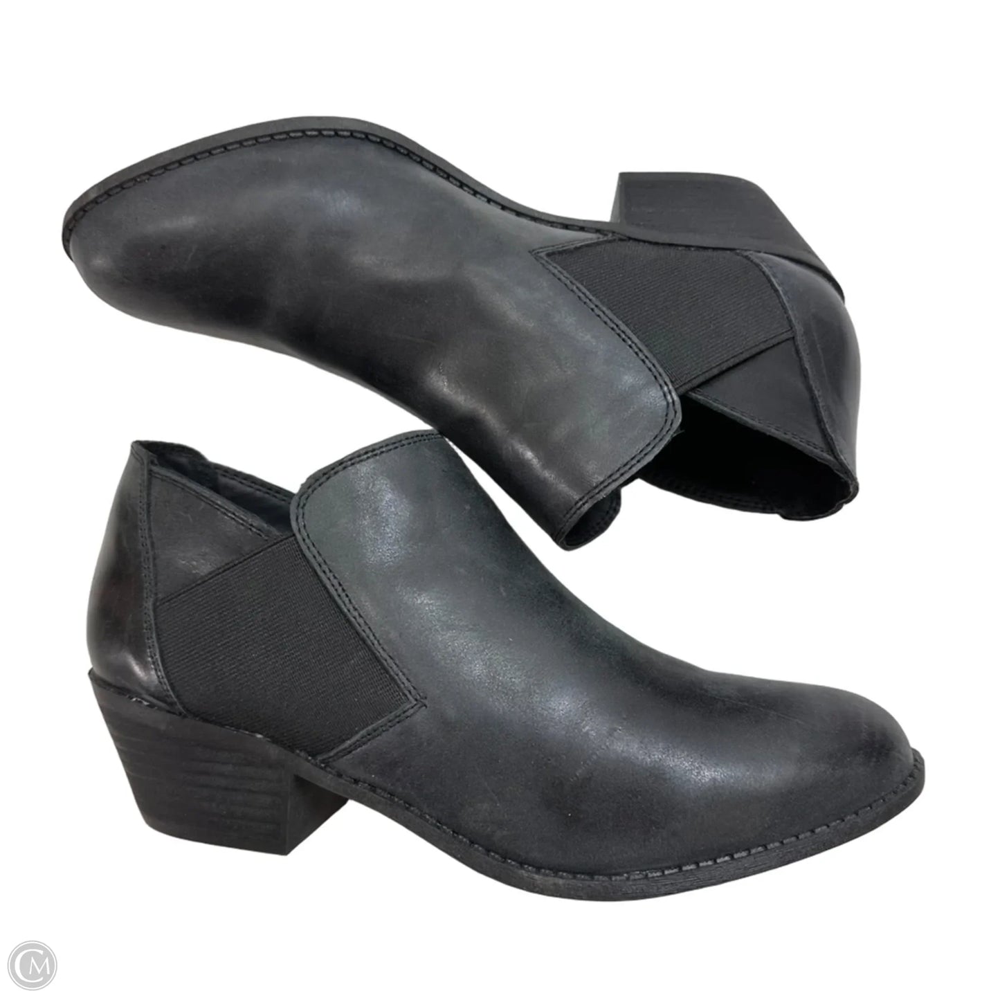 Boots Ankle Heels By Me Too In Black, Size: 9.5