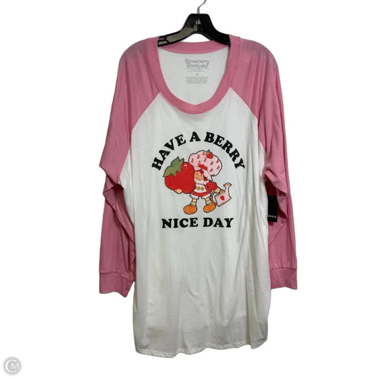 Strawberry Shortcake Top Long Sleeve By Torrid In Pink, Size: 4x