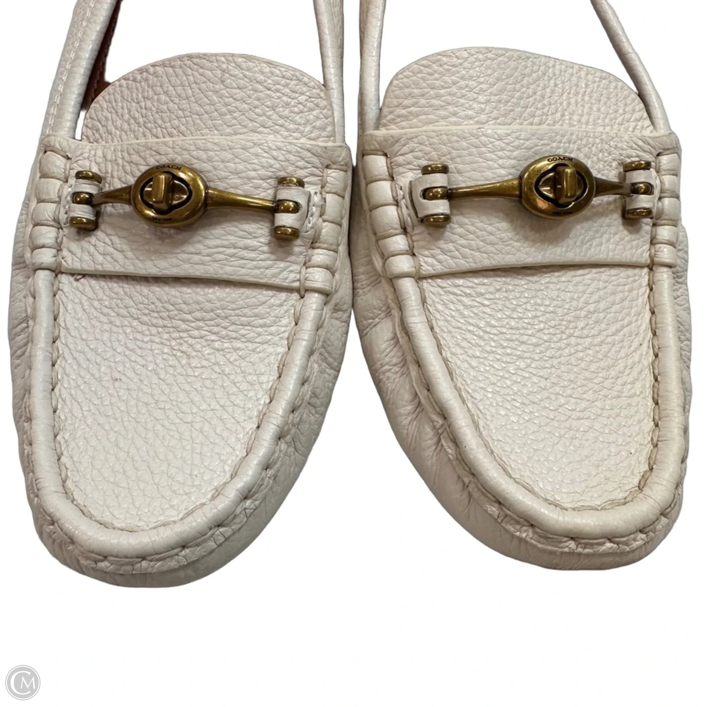 Shoes Designer By Coach In Cream, Size: 9.5