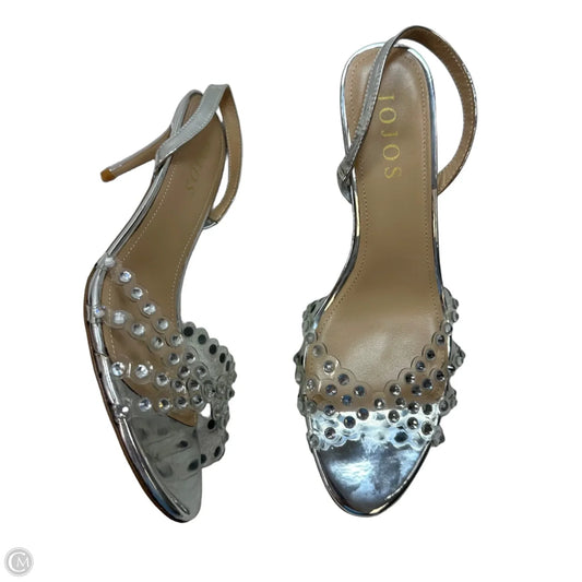 Shoes Heels Stiletto By Clothes Mentor In Silver, Size: 7.5