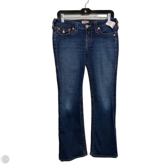 Jeans Flared By True Religion In Blue Denim, Size: 8