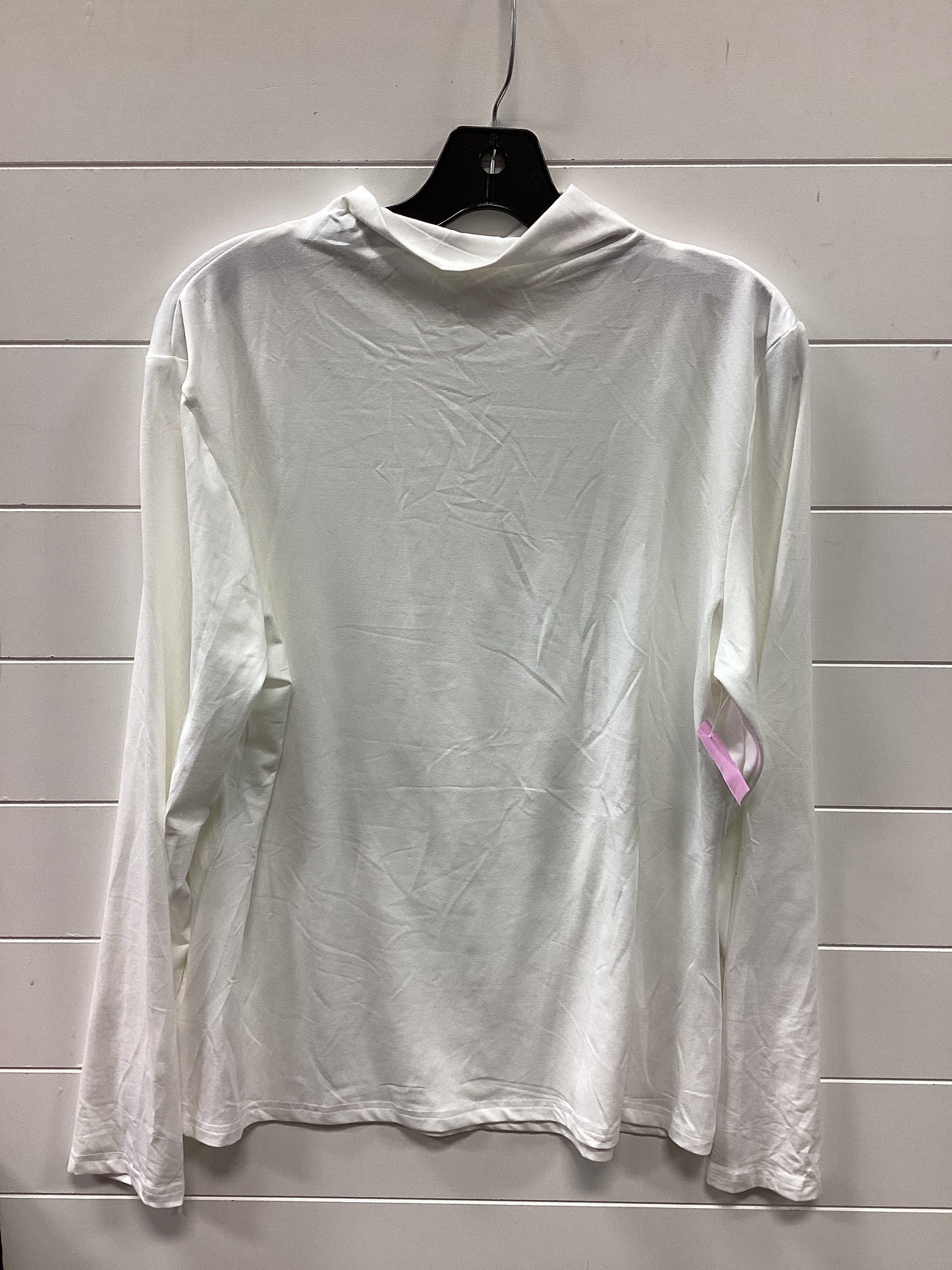 Top Ls By Ekouaer In White, Size:2X