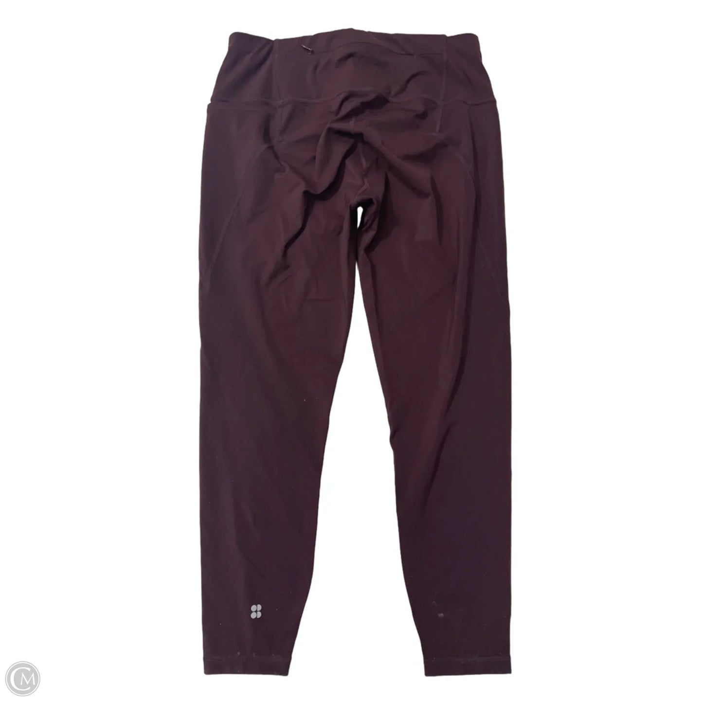 Athletic Leggings By Sweaty Betty In Maroon, Size: 8