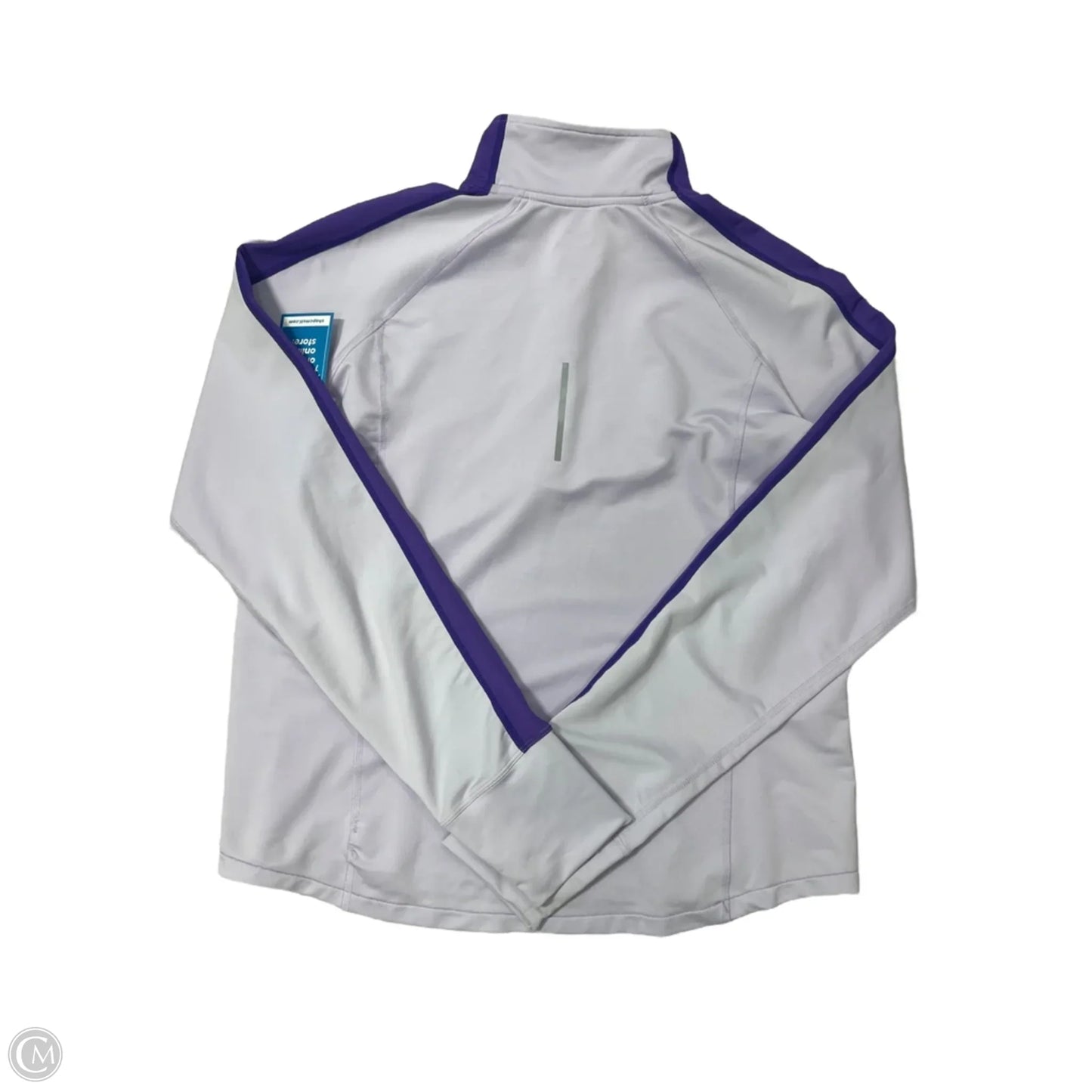 Athletic Jacket By Nike In Purple, Size: Xl