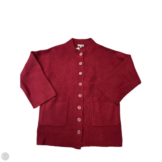 New! Cardigan By J. Crew In Maroon, Size: Xs