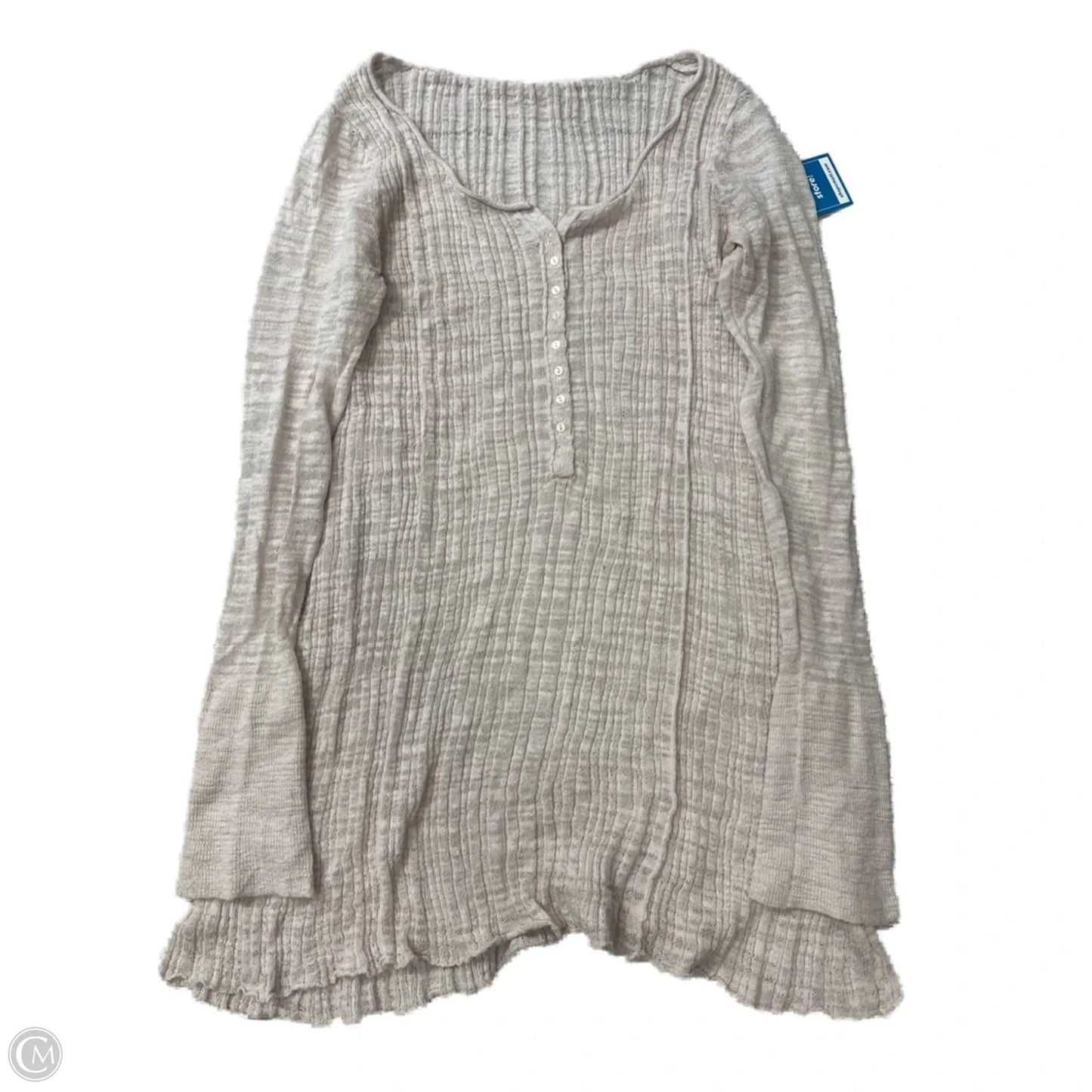 Top Long Sleeve By Free People In Pink, Size: M