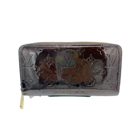 Louis Vuitton Zippy Vernis Patent Leather Luxury Wallet