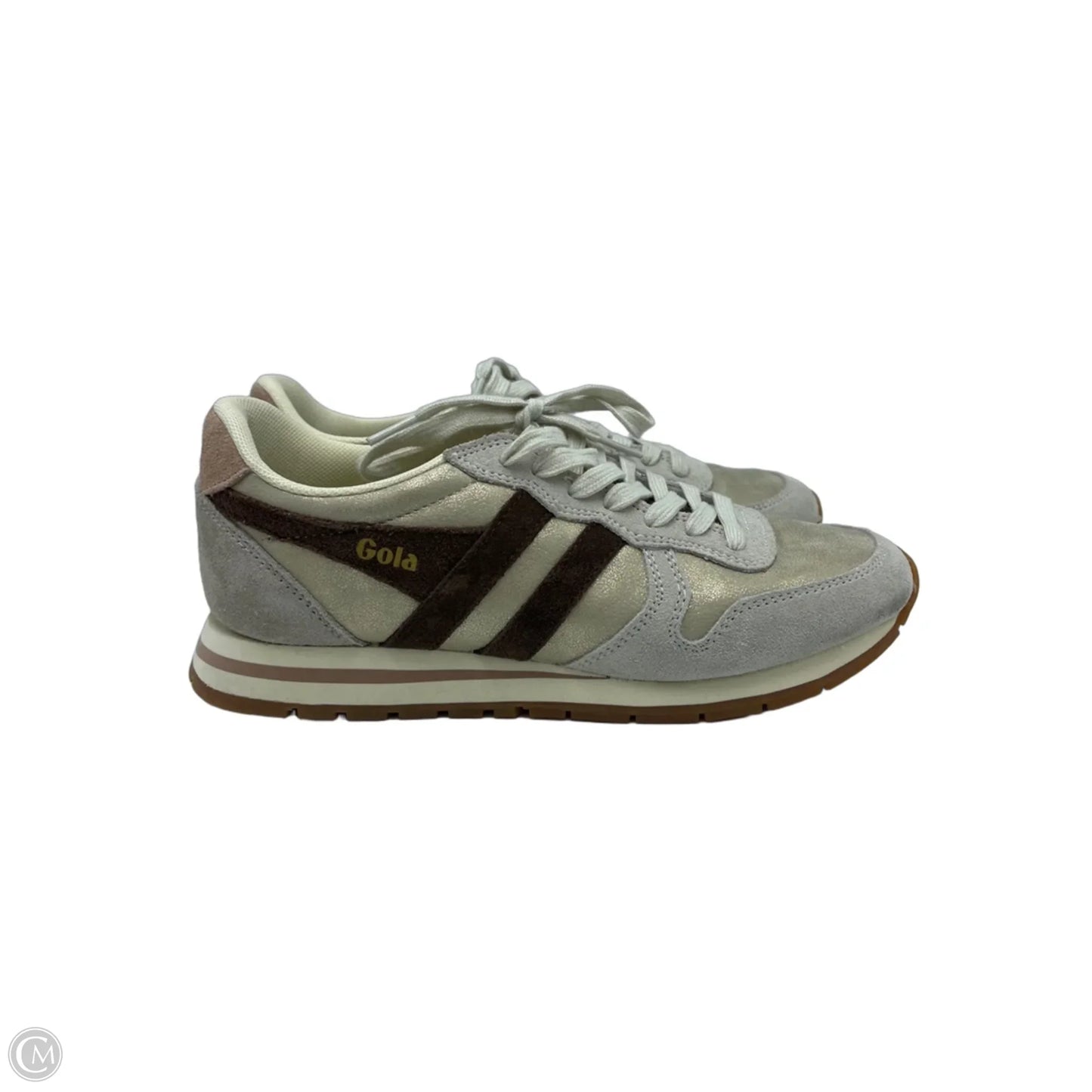 Shoes Sneakers By Gola In Brown & Cream, Size: 7.5