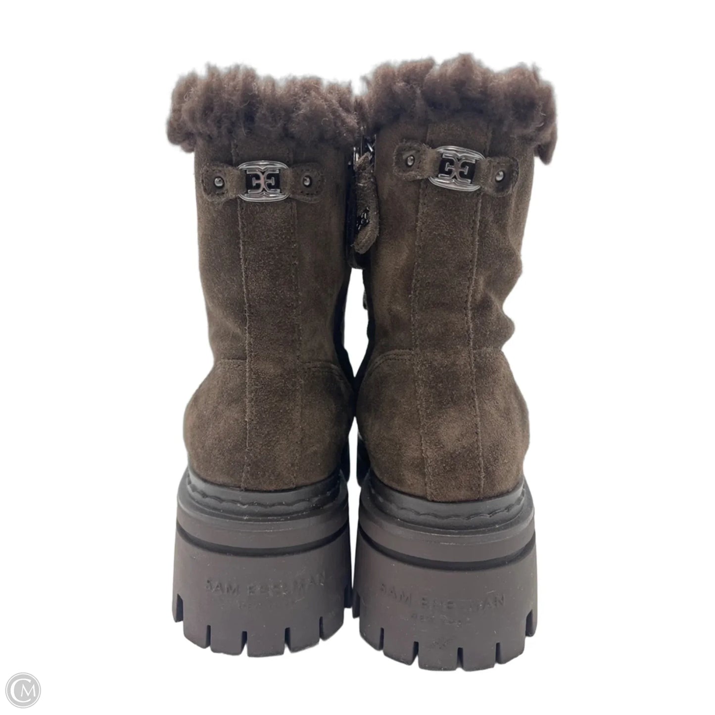 Boots Ankle Flats By Sam Edelman In Brown, Size: 7