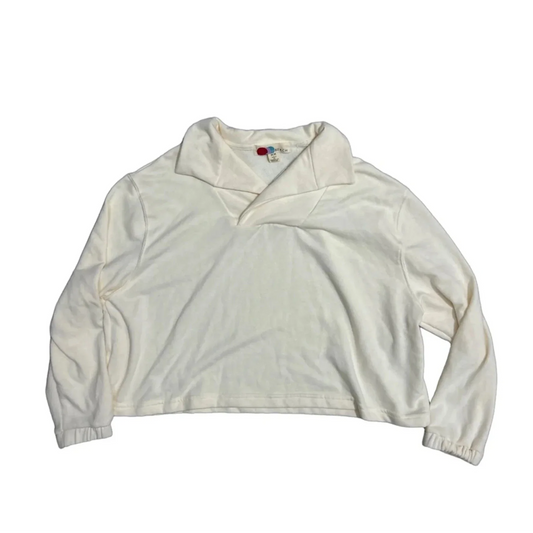 New! Top Long Sleeve By Free People In Cream, Size: M