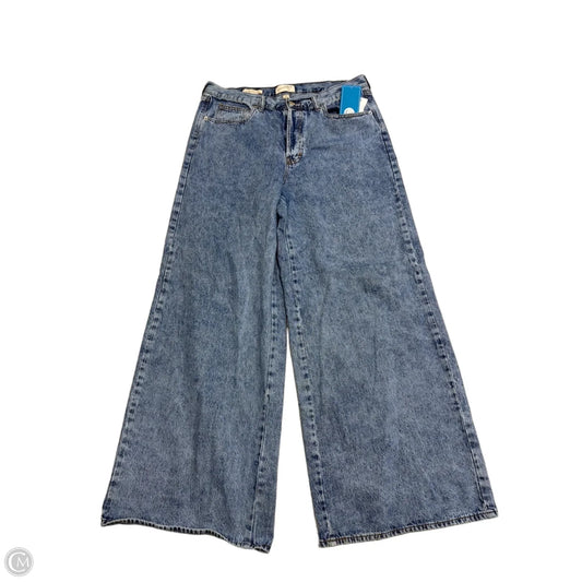 Jeans Wide Leg By Universal Thread In Blue Denim, Size: 12