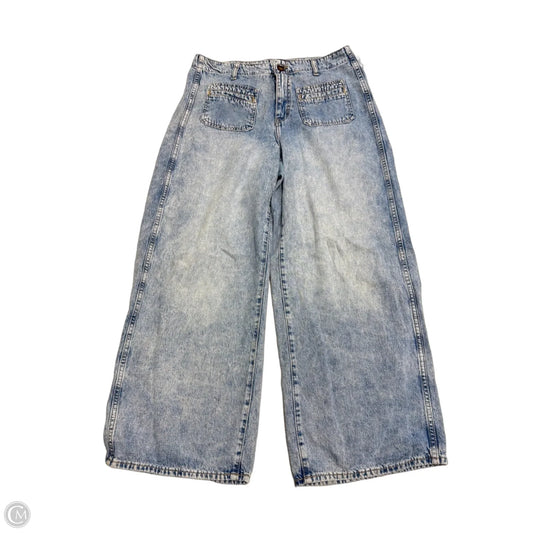 Jeans Wide Leg By Old Navy In Blue Denim, Size: 12