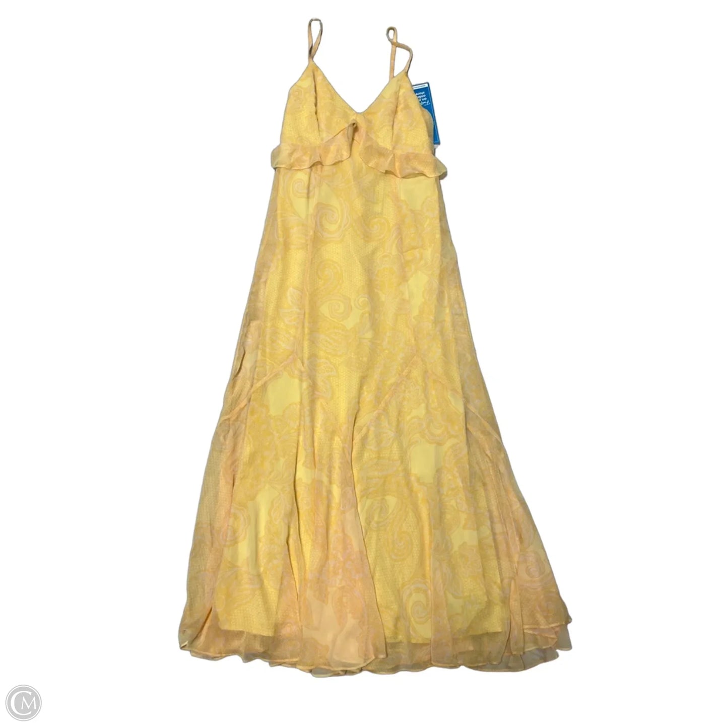 New! Dress Party Long By Steve Madden In Yellow, Size: Xs