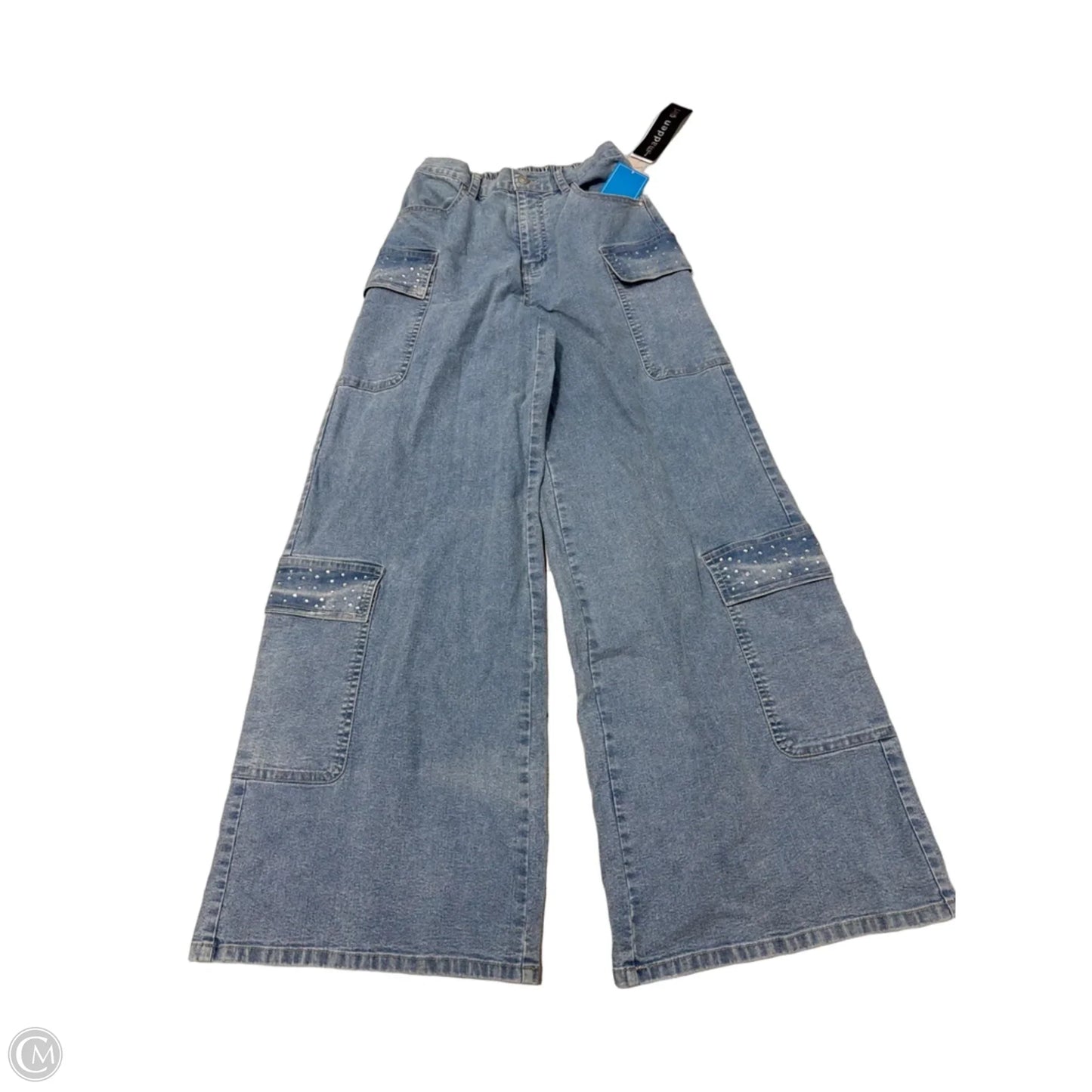 New! Jeans Wide Leg By Madden Girl In Blue, Size: S