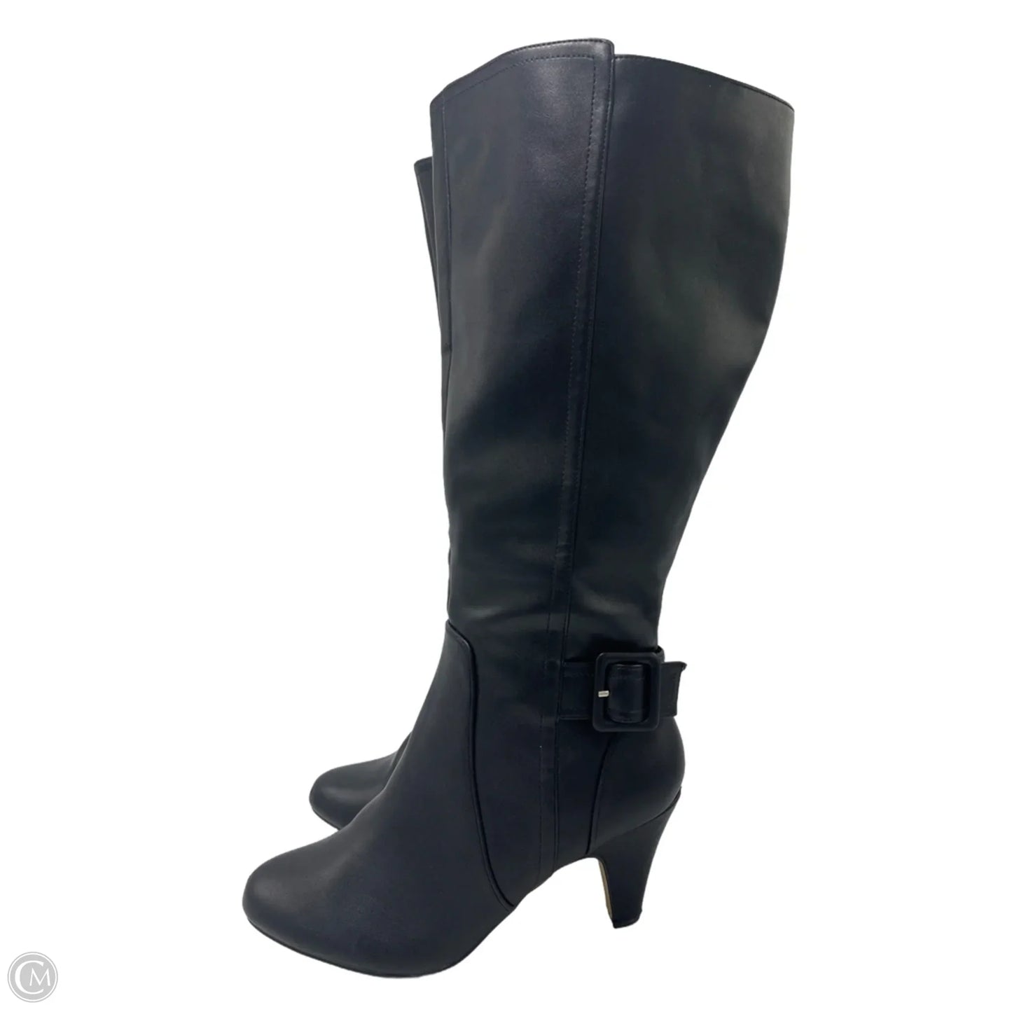 Boots Knee Heels By Bella Vita In Black, Size: 9.5