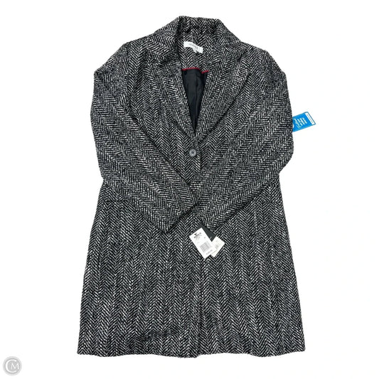 New! Coat Peacoat By Nine West In Black & White, Size: L