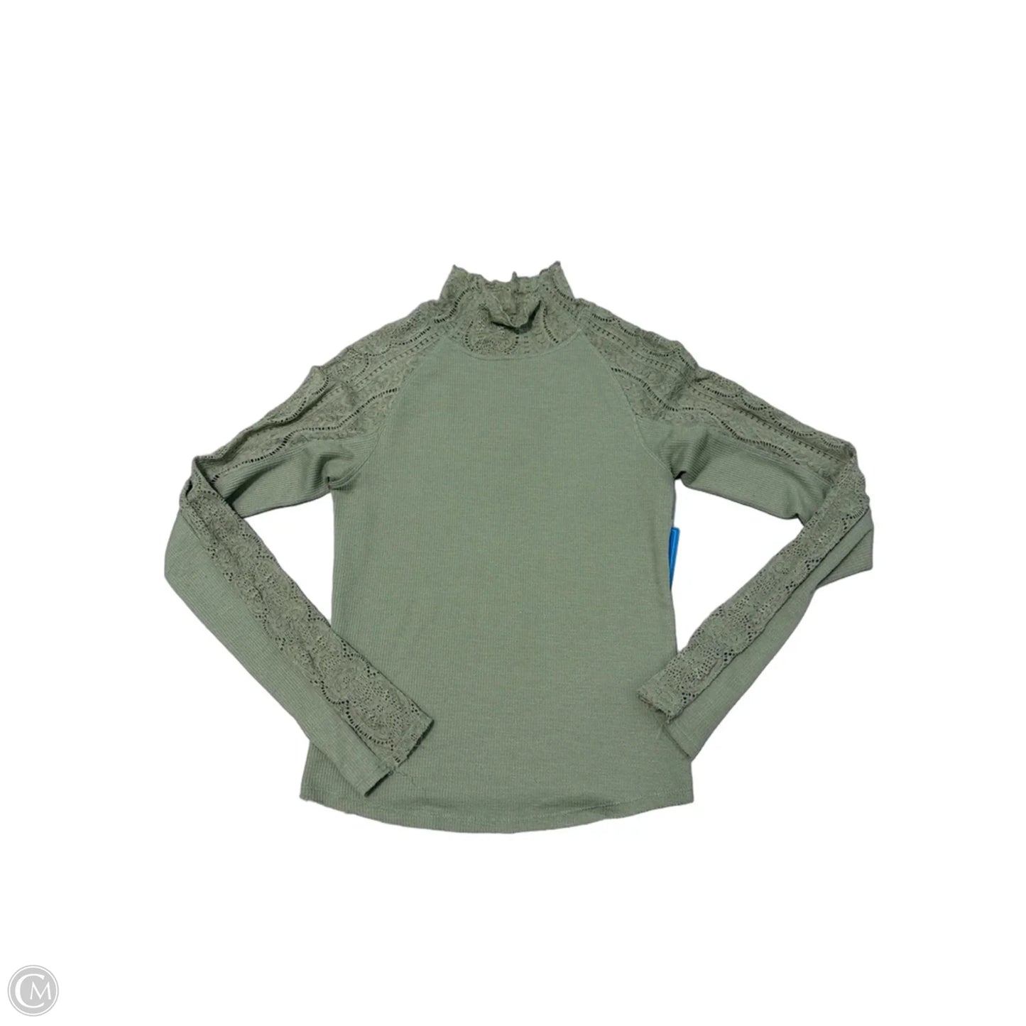 Top Long Sleeve By Free People In Green, Size: M