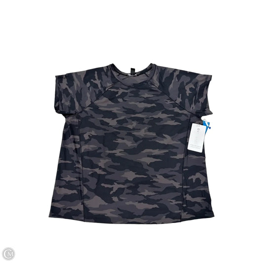 New! Ultimate Camo Train Tee By Athleta In Black, Size: Xl