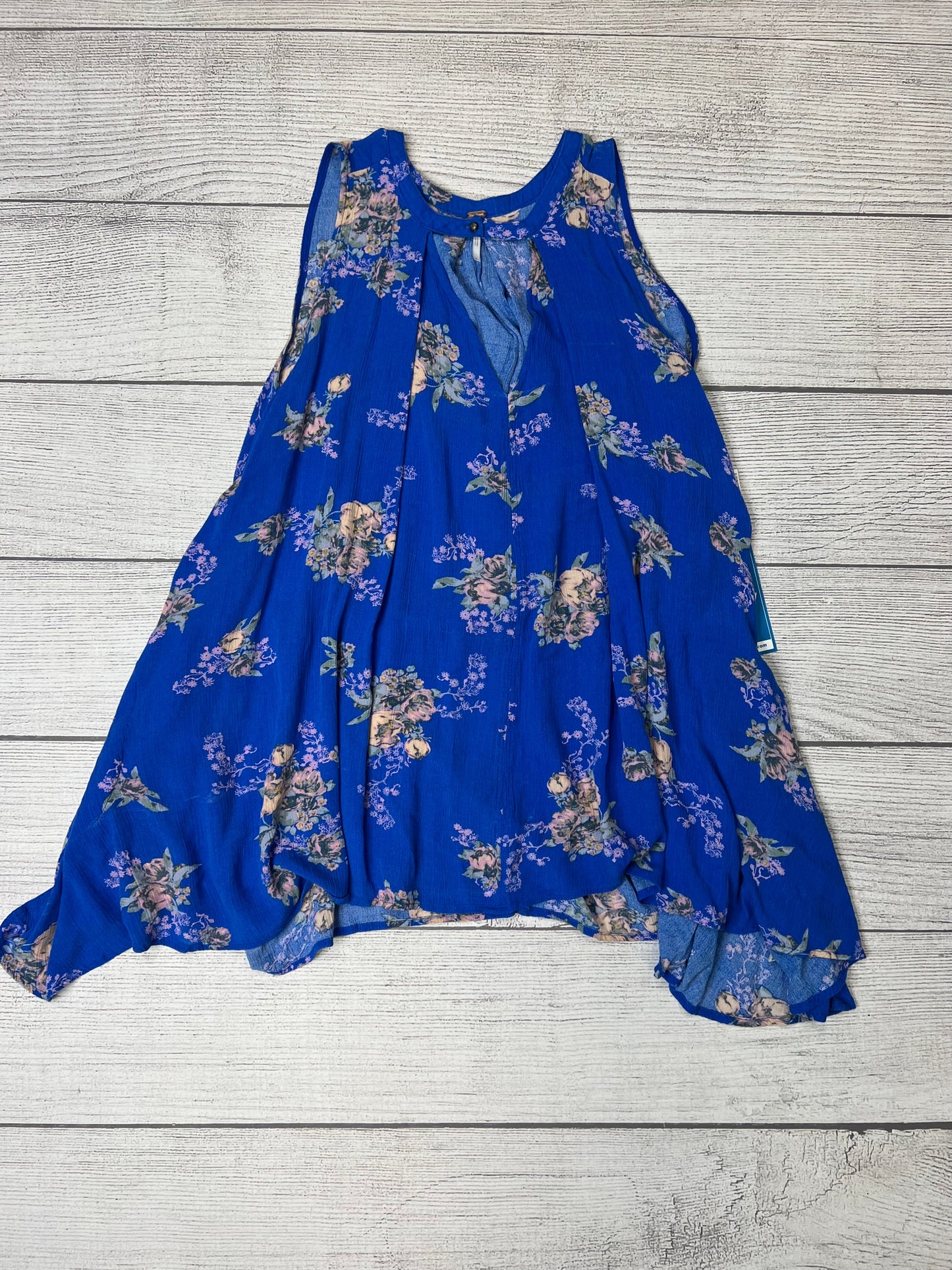 Blue Tunic Sleeveless Free People, Size S